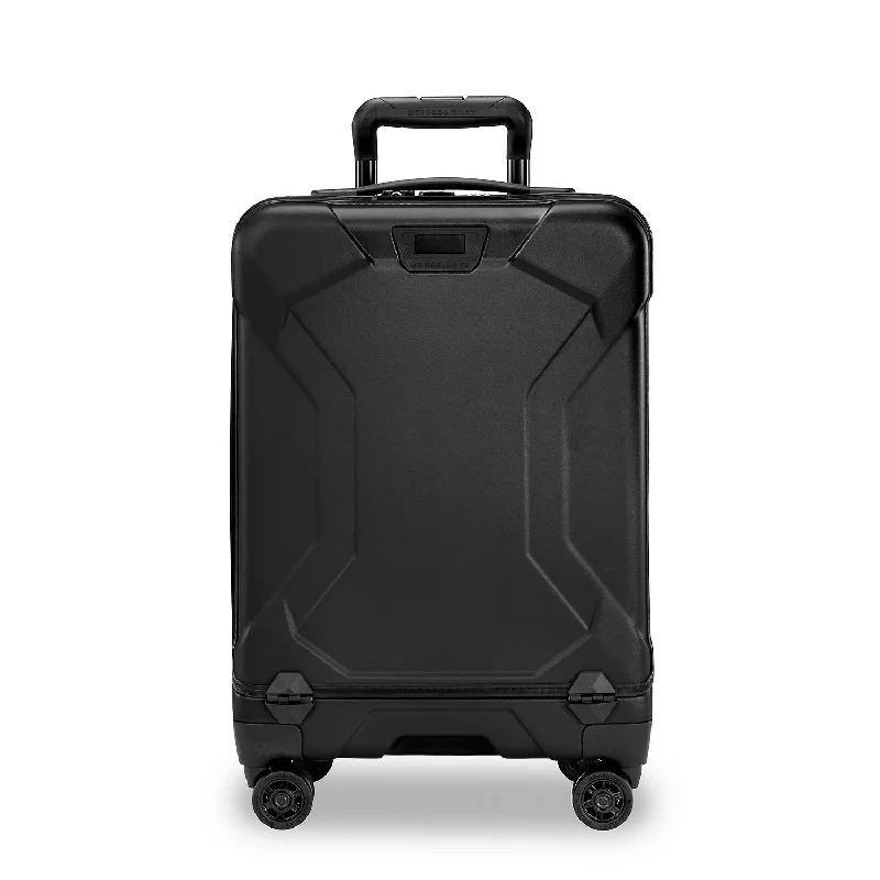 Suitcase with sturdy zippers-Briggs & Riley Torq QU222SP-74 Domestic Carry-on Spinner Stealth