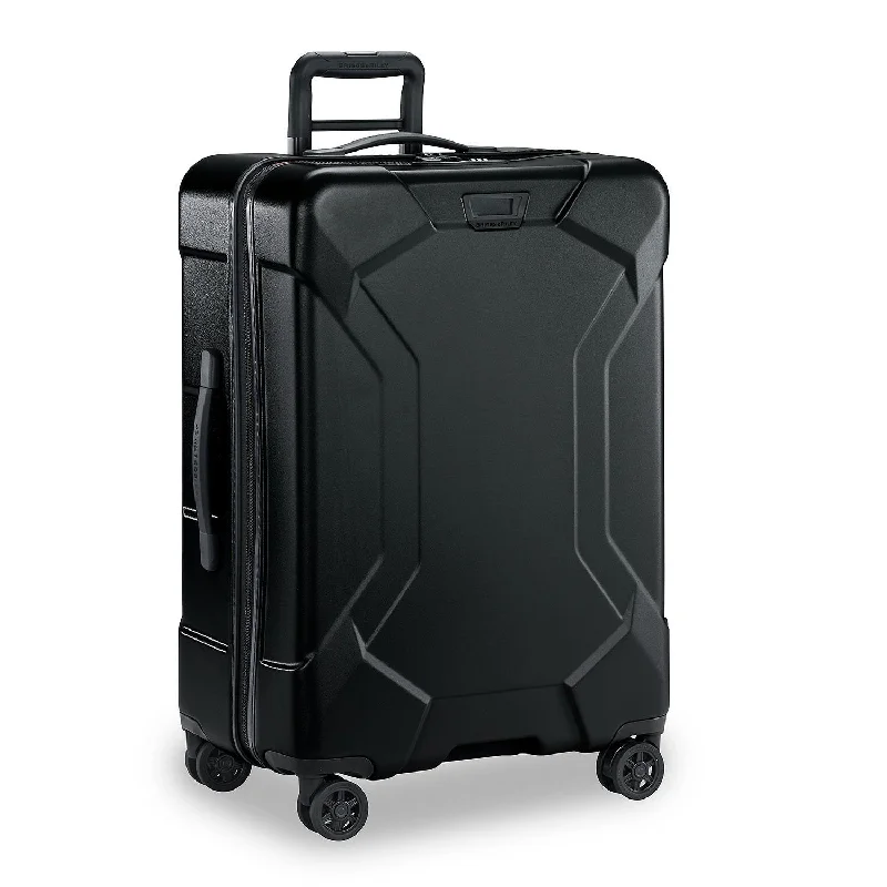 Suitcase with reinforced frame-Briggs & Riley Torq QU227SP-74 Medium Hardside Spinner Stealth