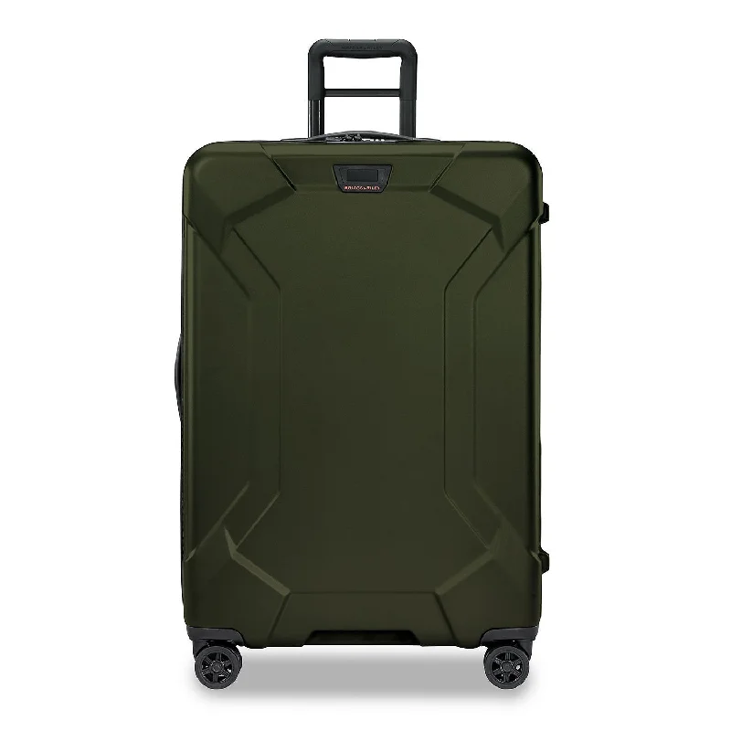 Suitcase with stylish straps-Briggs & Riley Torq QU230SP-23 Large Hardside Spinner Hunter