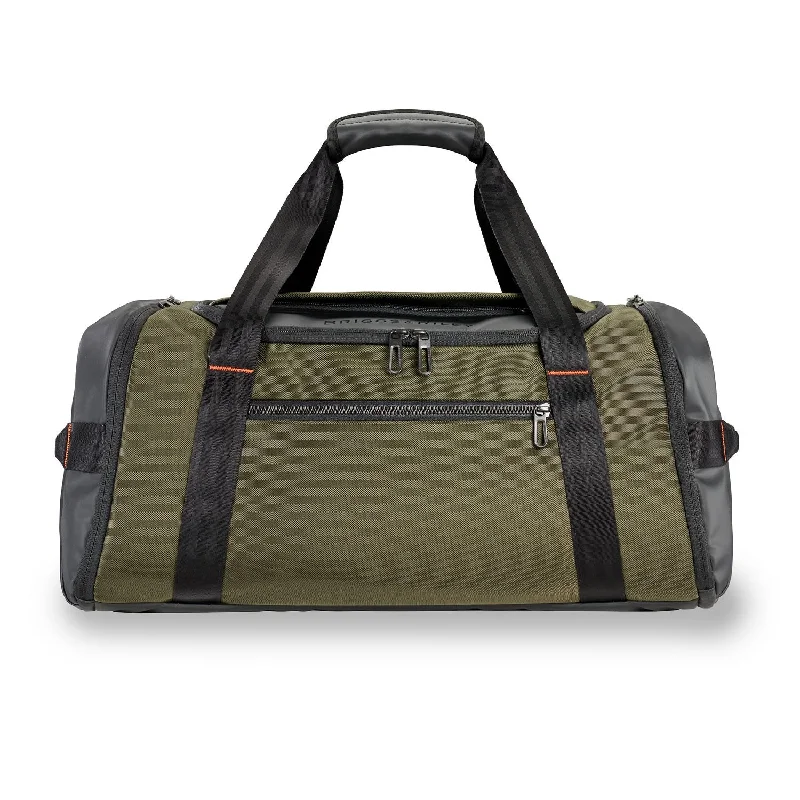 Duffle Bags for airports-Briggs & Riley ZDX Large Travel Duffle Bag Hunter