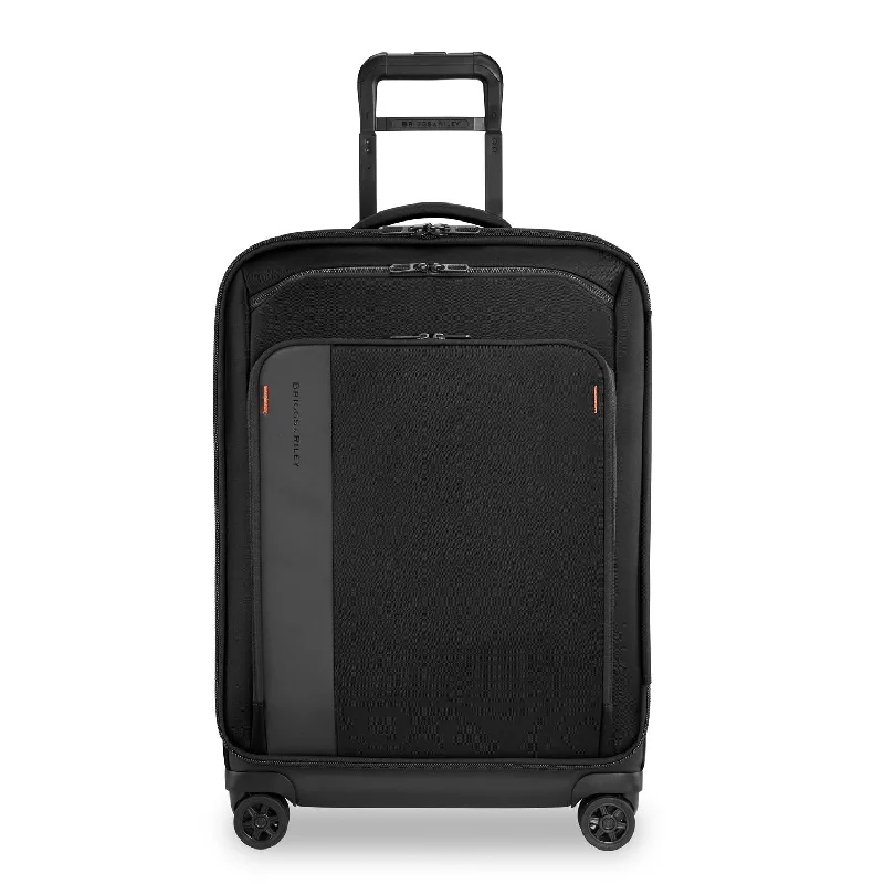 Suitcase for cold weather-Briggs & Riley ZDX Medium Expandable Spinner Luggage Black