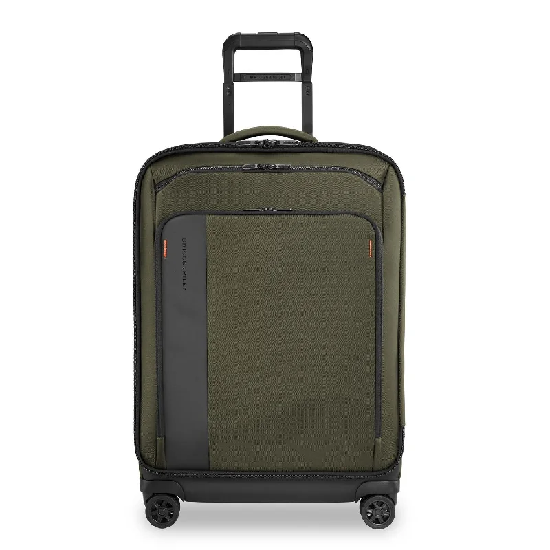 Suitcase for eco-friendly travel-Briggs & Riley ZDX Medium Expandable Spinner Luggage Hunter