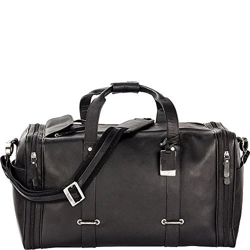 Bugatti Bello Leather Duffle Bag (Black)