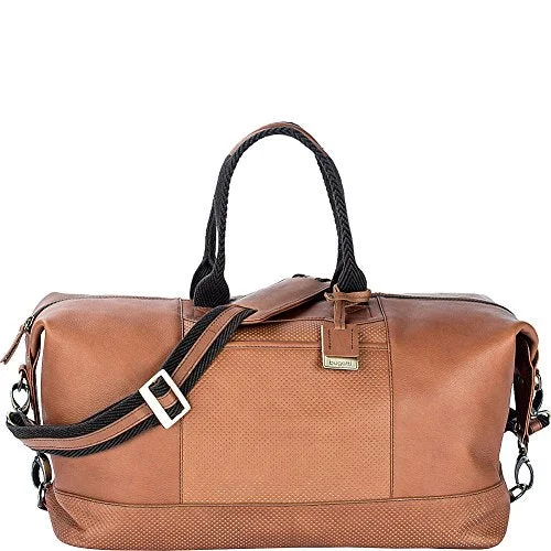 Duffle Bags for busy parents-Bugatti Soledad Duffle Bag (Cognac)