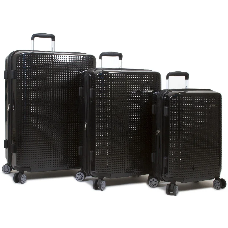 Suitcase for urban trips-Dejuno Speck Hardside 3-Piece Expandable Spinner Luggage Set