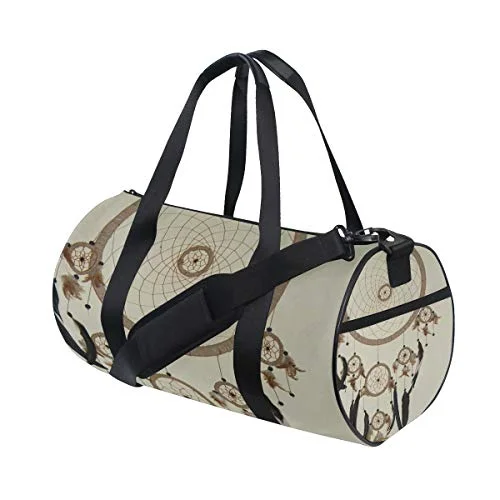 Dreamcatcher Funny Travel Duffle Bag Sports Luggage with Backpack Tote Gym Bag for Man and Women