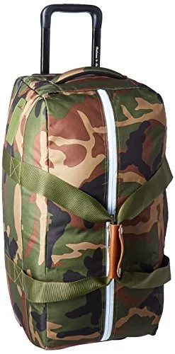 Duffle Bags for hotels-Herschel Supply Co. Wheelie Outfitter Duffle Bag, Woodland Camo