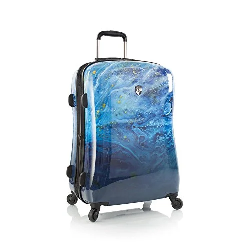 Suitcase with reinforced corners-Heys America Blue Agate 26" Spinner