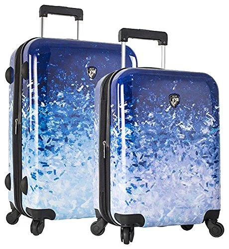 Suitcase for weekend trips-Heys America Blue Skies 2 Piece Set (21" & 26")