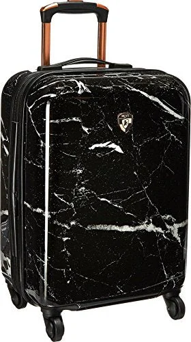 Suitcase for adventure travel-Heys America Unisex Marquina 21" Spinner Black Luggage