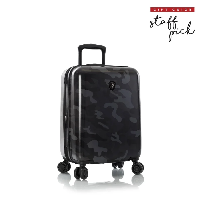 Suitcase for international flights-Heys Black Camo 21" Fashion Spinner Carry-on