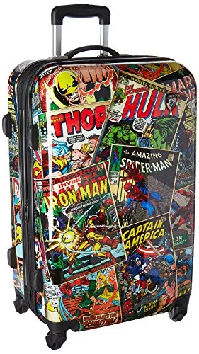 Suitcase for long flights-Heys Marvel 26 Inches, Comics