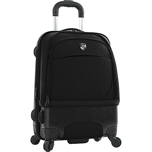 Suitcase with trendy patterns-Heys Spin-Air Ii 21 Inches, Black