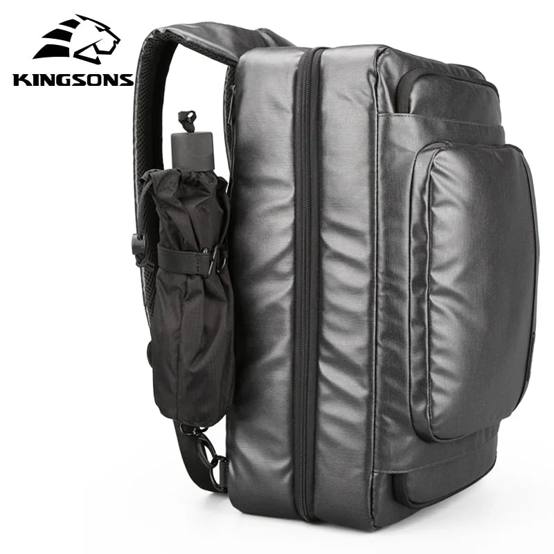 Duffle Bags lightweight-Kingsons New Men'S Travel Bags Hand Luggage Large Capacity Totes Multifunctional Duffle Bags For