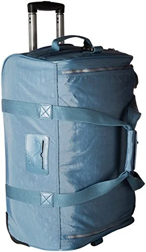 Duffle Bags for nylon-Kipling Women'S Discover Solid Small Wheeled Duffle Bag, Blue Bird