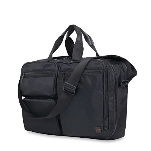 Suitcase with hidden compartments-Knomo Luggage Men'S Wilton Briefcase, Black, One Size