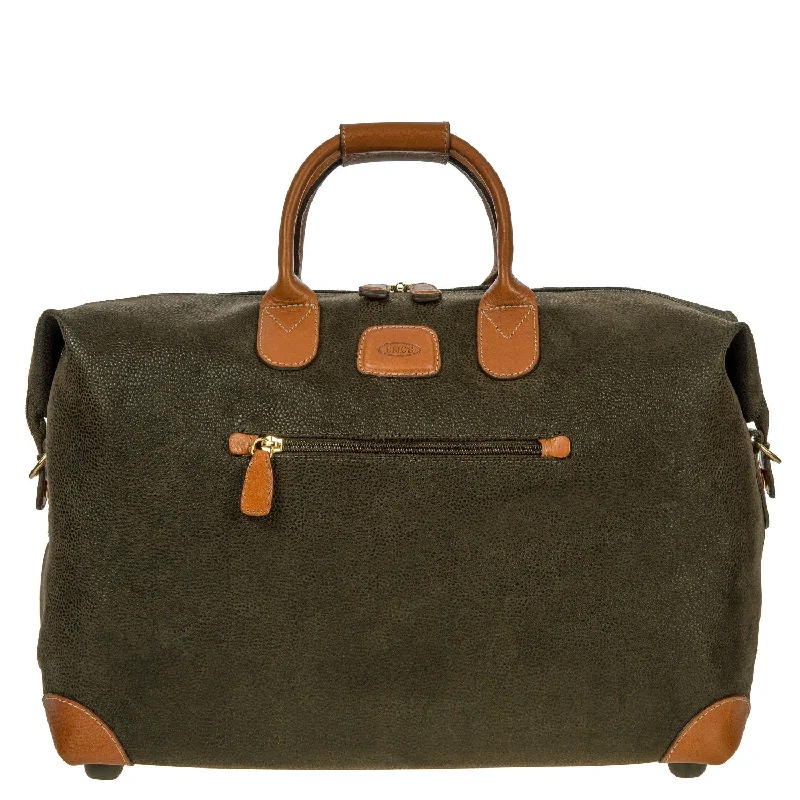 Duffle Bags for travel agencies-Bric's LIFE 18" CARGO DUFFLE BAG - OLIVE