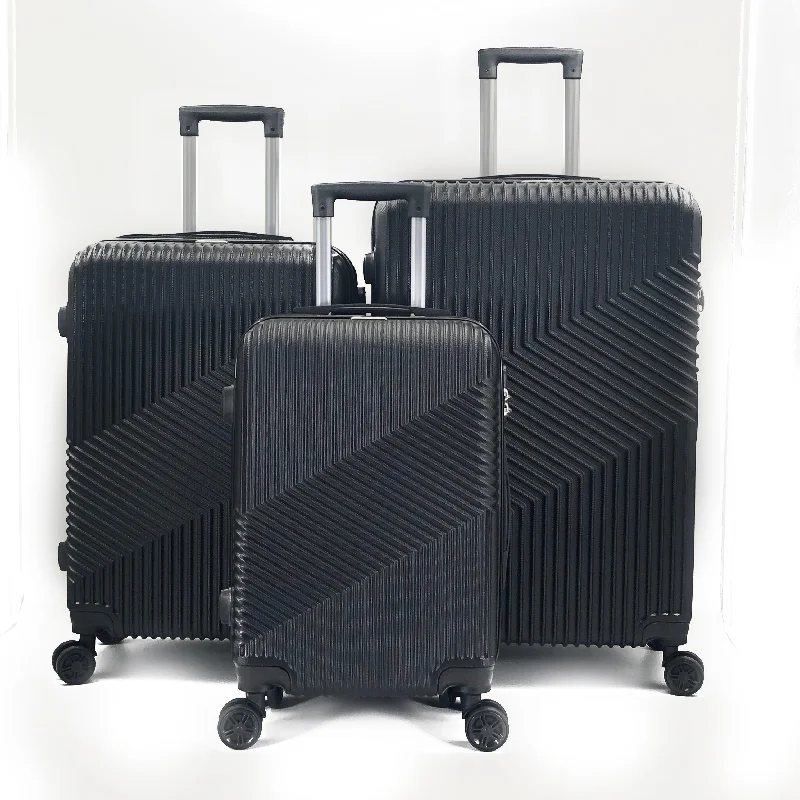 Suitcase for lightweight travel-Mirage Aida 3 Piece Hardside Spinner Luggage Set