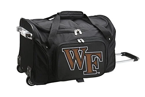 Duffle Bags for textiles-Ncaa Wake Forest Demon Deacons Wheeled Duffle Bag