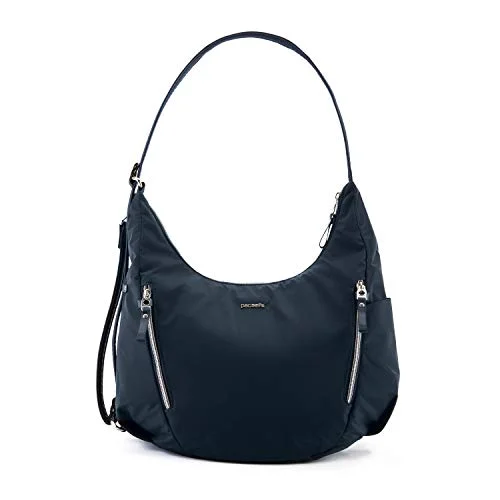 Crossbody with small size-Pacsafe Women's Stylesafe 10L Anti Theft Convertible Crossbody, Navy Blue