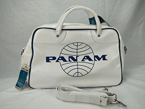 Duffle Bags for digital nomads-Pan Am Origianl Men'S Retro Orion Travel Vintage Flight Cabinet Duffle Bag