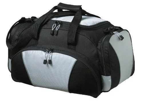 Suitcase for long vacations-Port & Company Luggage-And-Bags Metro Duffel Osfa Light Grey