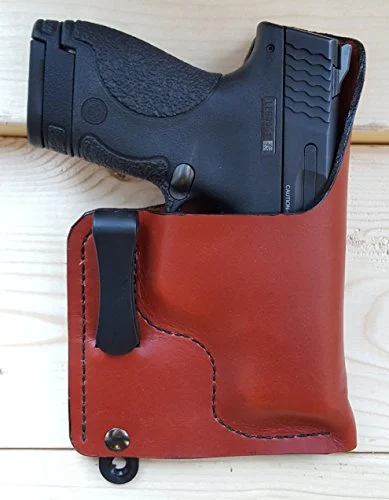 Suitcase with padded interior-S&W M&P Shield 9Mm 40 Soft Leather Concealed Carry Holster Iwb Tuckable (Will Fit Performance