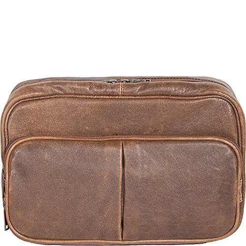 Suitcase for outdoor use-Scully 81St Aero Squadron Travel Kit (Antique Brown)