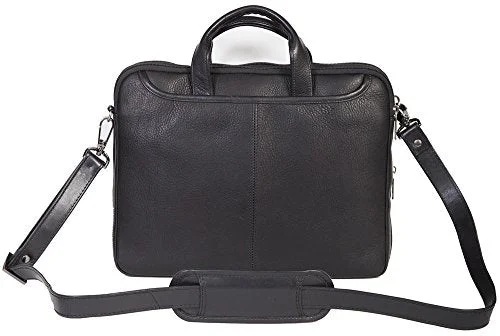 Suitcase for daily commutes-Scully Tablet Workbag (Black)