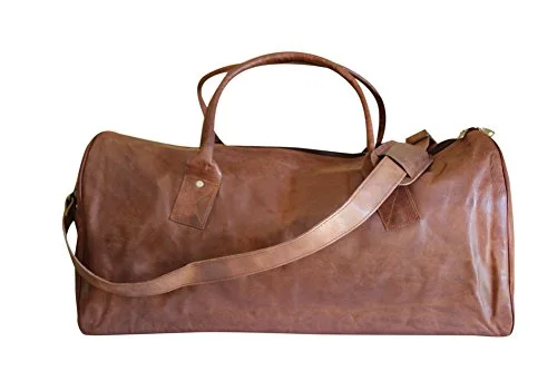 Duffle Bags for trailers-Sharo Genuine Leather Travel/ Carry-On/ Duffle Bag Du-2