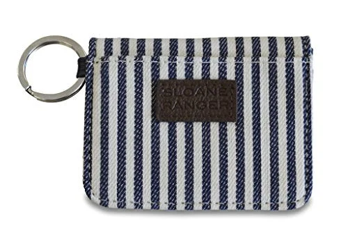 Suitcase for adventure seekers-Sloane Ranger Denim Stripe Id Case