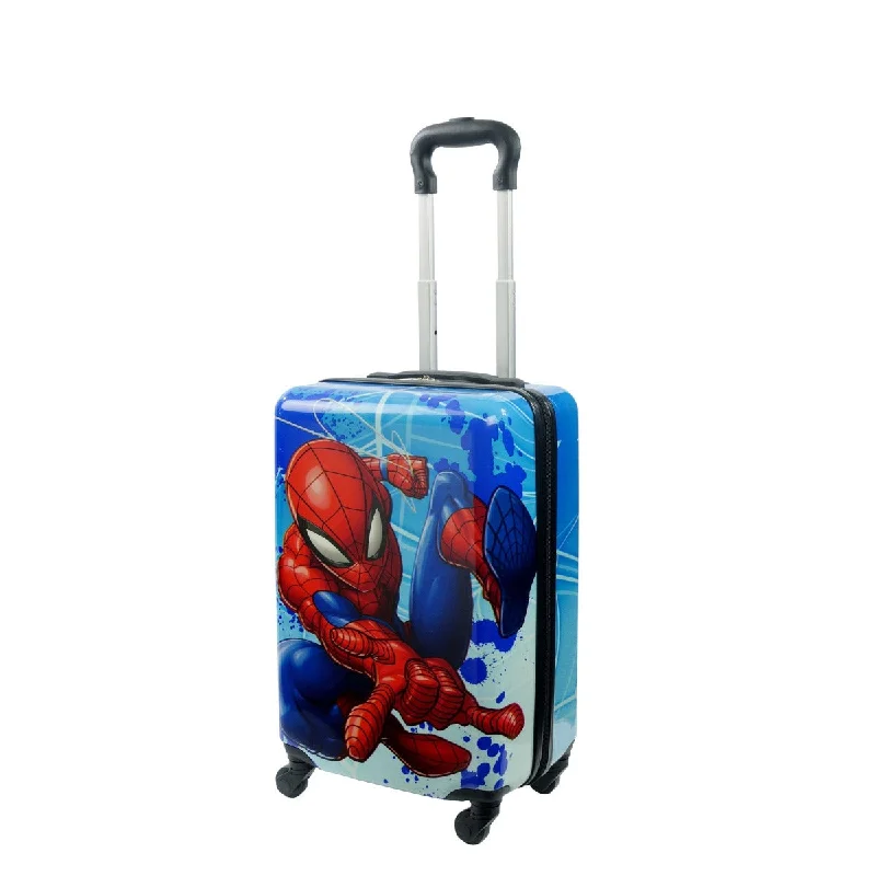 Suitcase with durable shell-Spiderman Kids 21" Spinner Suitcase Luggage