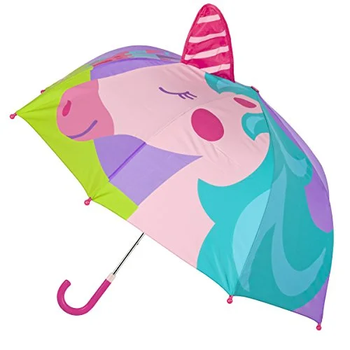 Suitcase with durable zippers-Stephen Joseph Pop Up Umbrella , Unicorn