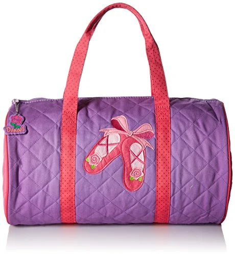 Suitcase with hidden compartments-Stephen Joseph Quilted Duffle, Ballet