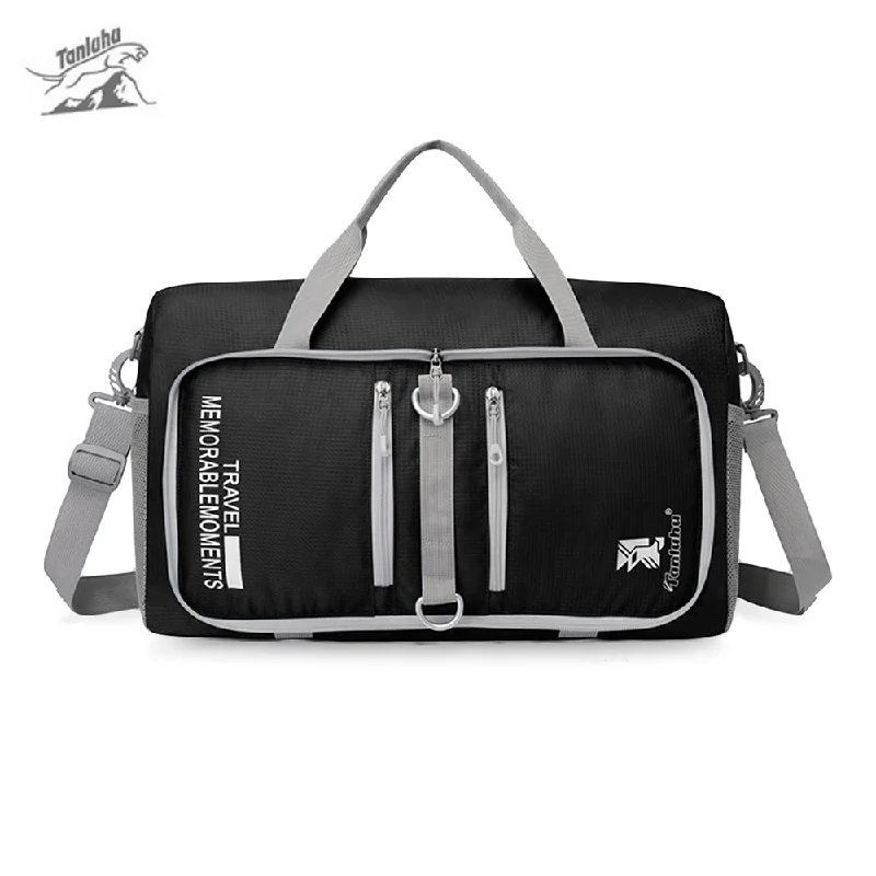 Duffle Bags for skincare-Tanluhu 682 25L Foldable Duffle Bag Traveling Luggage Pack