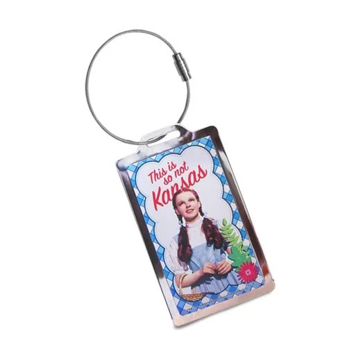 Suitcase for professional use-The Wizard Of Oz Metal Luggage Tag