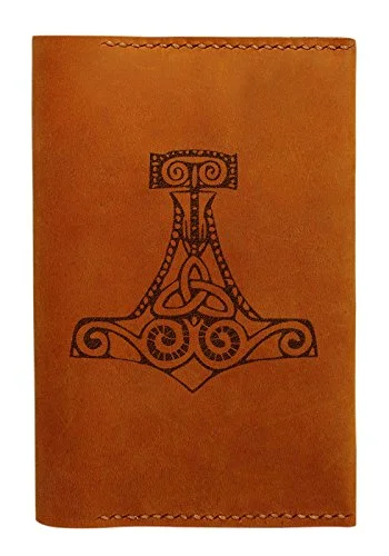 Suitcase for outdoor adventures-Thor'S Hammer Handmade Genuine Leather Passport Holder Case Hlt_01