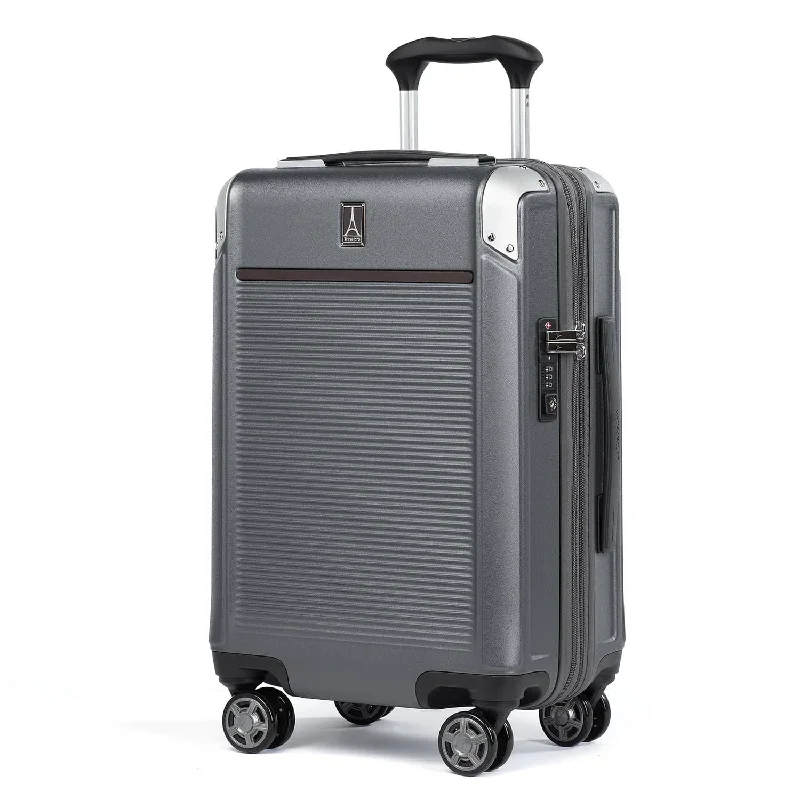 Suitcase with adjustable straps-Travelpro Platinum Elite Hardside Carry-On Expandable Spinner