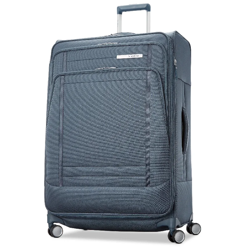 Suitcase with large zippers-UpLIFT Softside Large Spinner