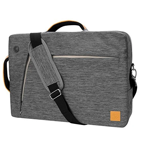 Suitcase with reinforced corners-Vangoddy Slate 3 In 1 Hybrid Universal Laptop Carrying Bag, Size 13.3 Inch, Cloudy Gray