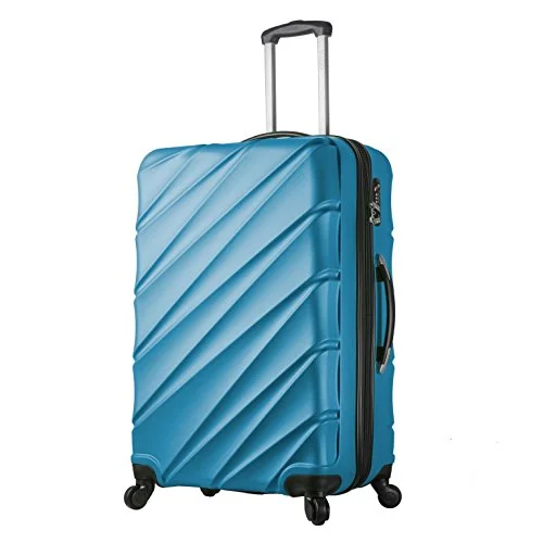 Suitcase for travel-Viaggi V1015L-30In-Blu Italy Lodi Hardside 30 Inch Spinner, Blue