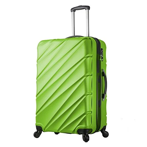 Suitcase with wheels-Viaggi V1015L-30In-Gre Italy Lodi Hardside 30 Inch Spinner, Green