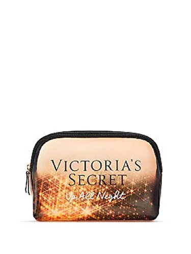 Suitcase with bright logos-Victoria'S Secret Up All Night Cosmetic Beauty Bag