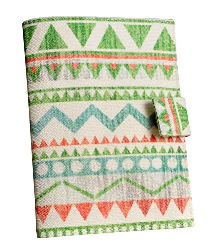 Suitcase for overnight stays-Vietsbay'S Aztec Patterns 28 Canvas Passport Holder Cover Case