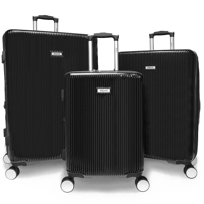 Suitcase for luxury trips-World Traveler Dejuno Monarch 3-Piece Spinner Luggage Set