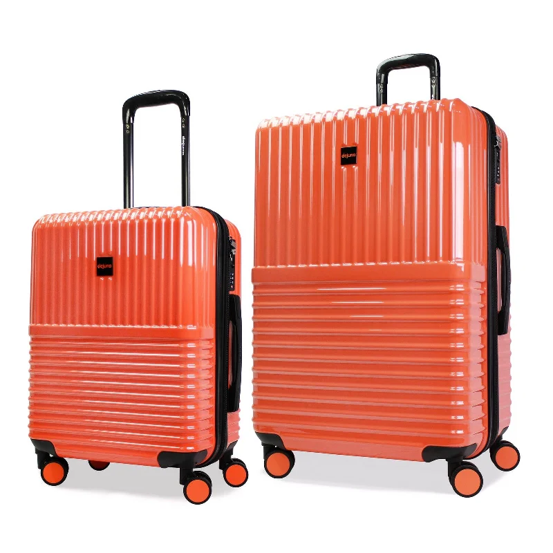 Suitcase for minimalist travel-World Traveler Dejuno Tonal 2 Piece Hardside Luggage Set - (20 & 28)