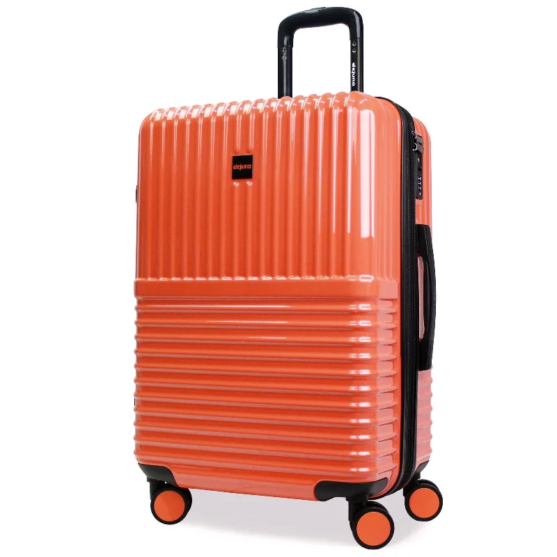 Suitcase with sturdy stitching-World Traveler Dejuno Tonal 24" Hardside Spinner Suitcase