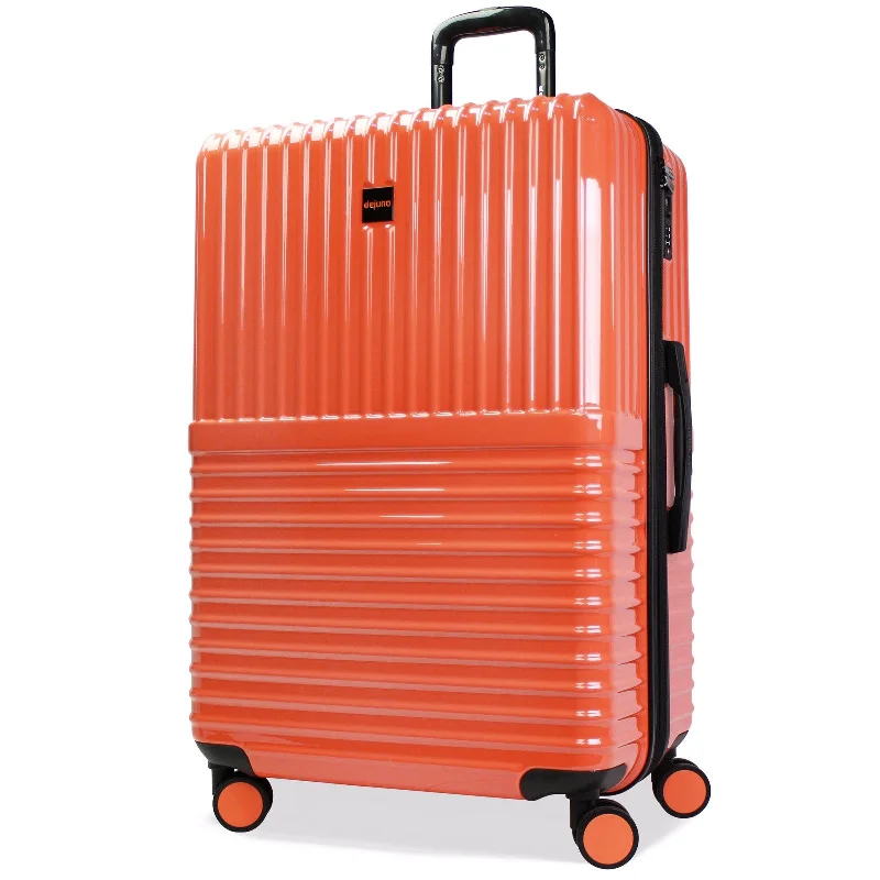 Suitcase with sleek handles-World Traveler Dejuno Tonal 28" Hardside Spinner Suitcase