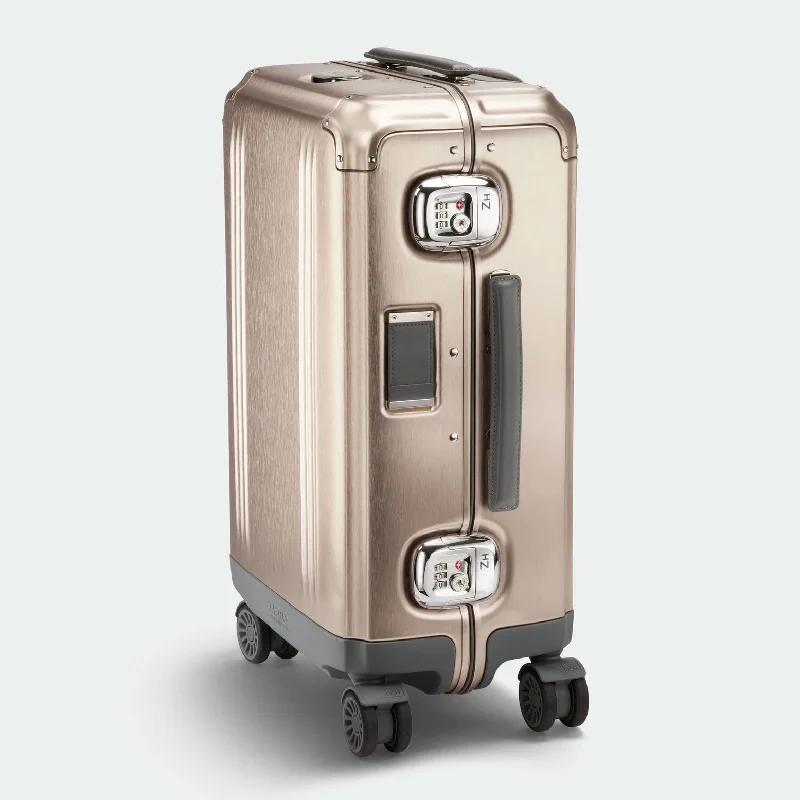 Suitcase for rugged use-Zero Halliburton Pursuit Aluminum International Carry-On Case